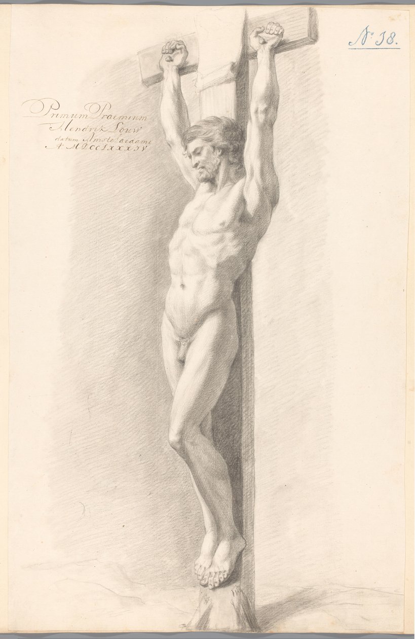 Cristo na cruz (1º prémio 1784) de Hendrik Louw