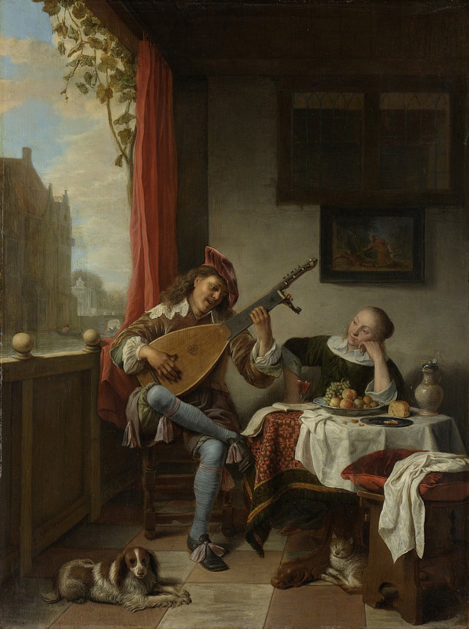The Lute Player, 1661 de Hendrik Maertensz Sorgh