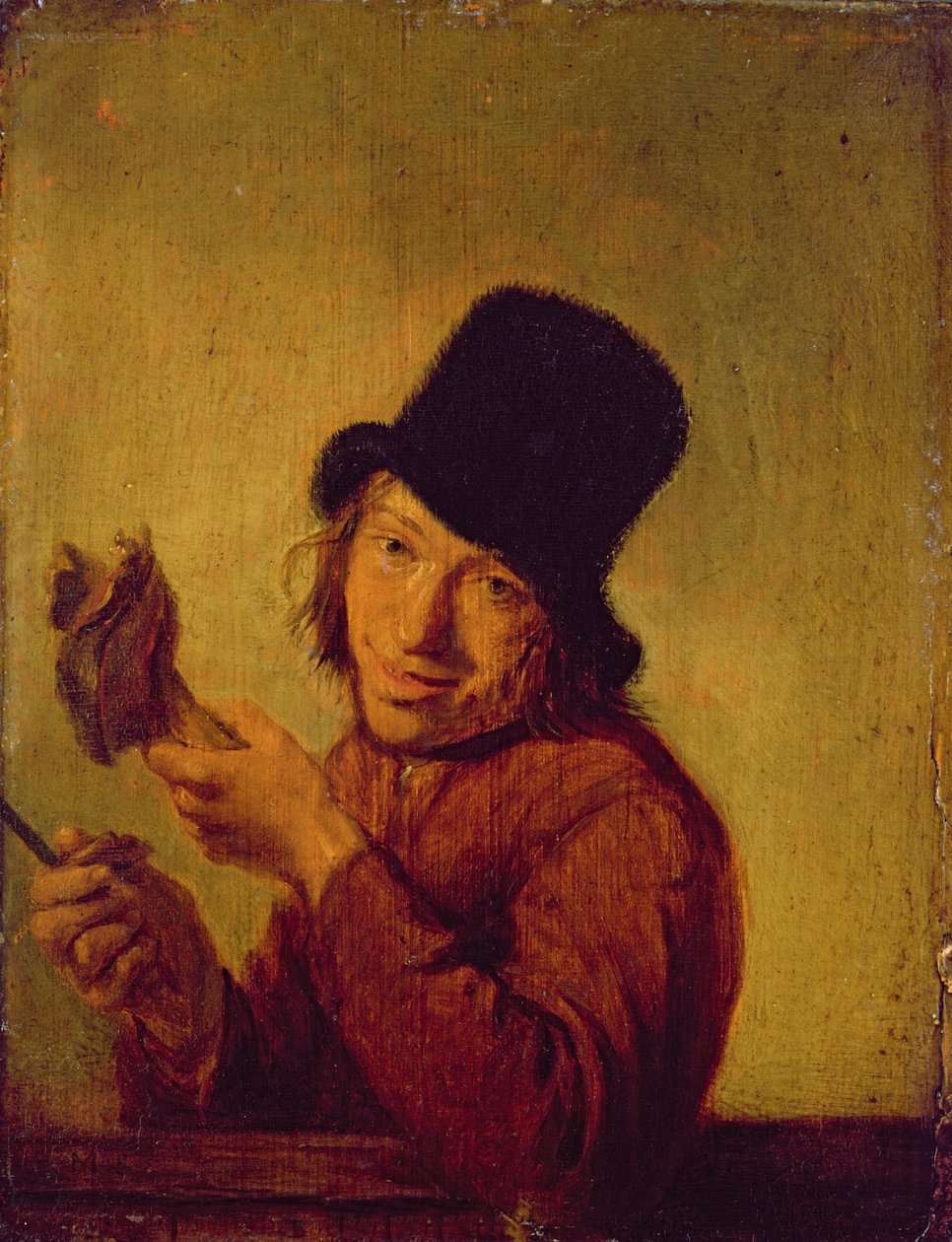 O comedor de presunto de Hendrik Martensz Sorgh