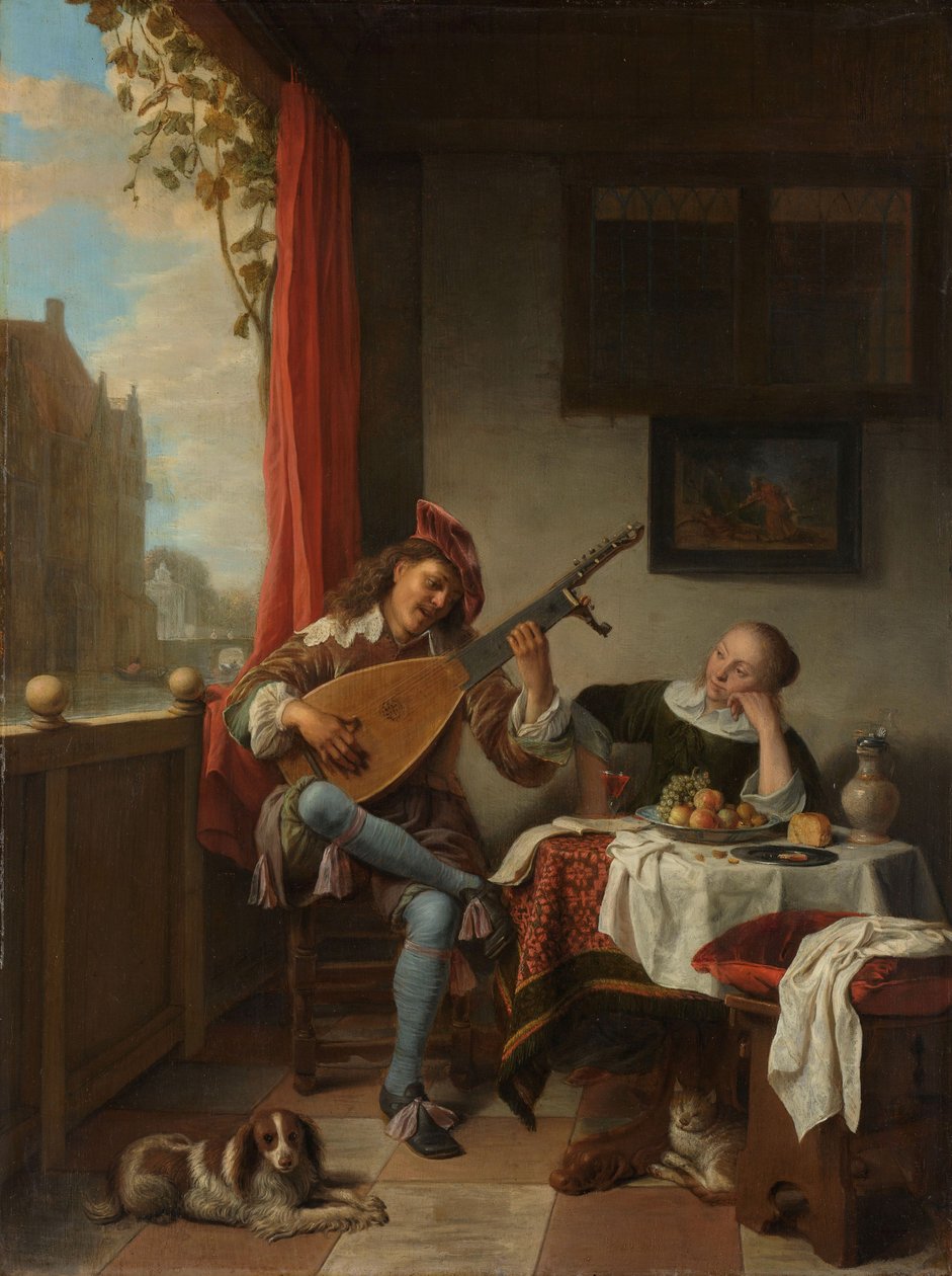 O tocador de alaúde de Hendrik Martensz Sorgh