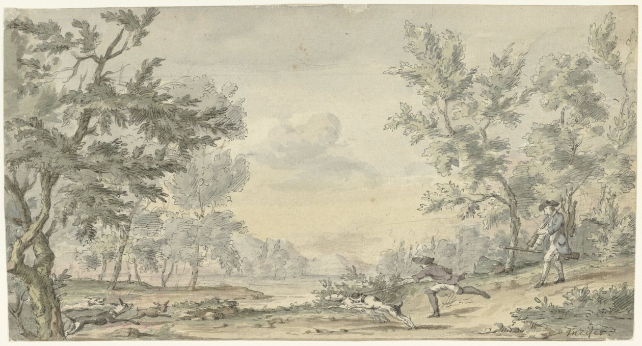 Caça à lebre de Hendrik Meijer
