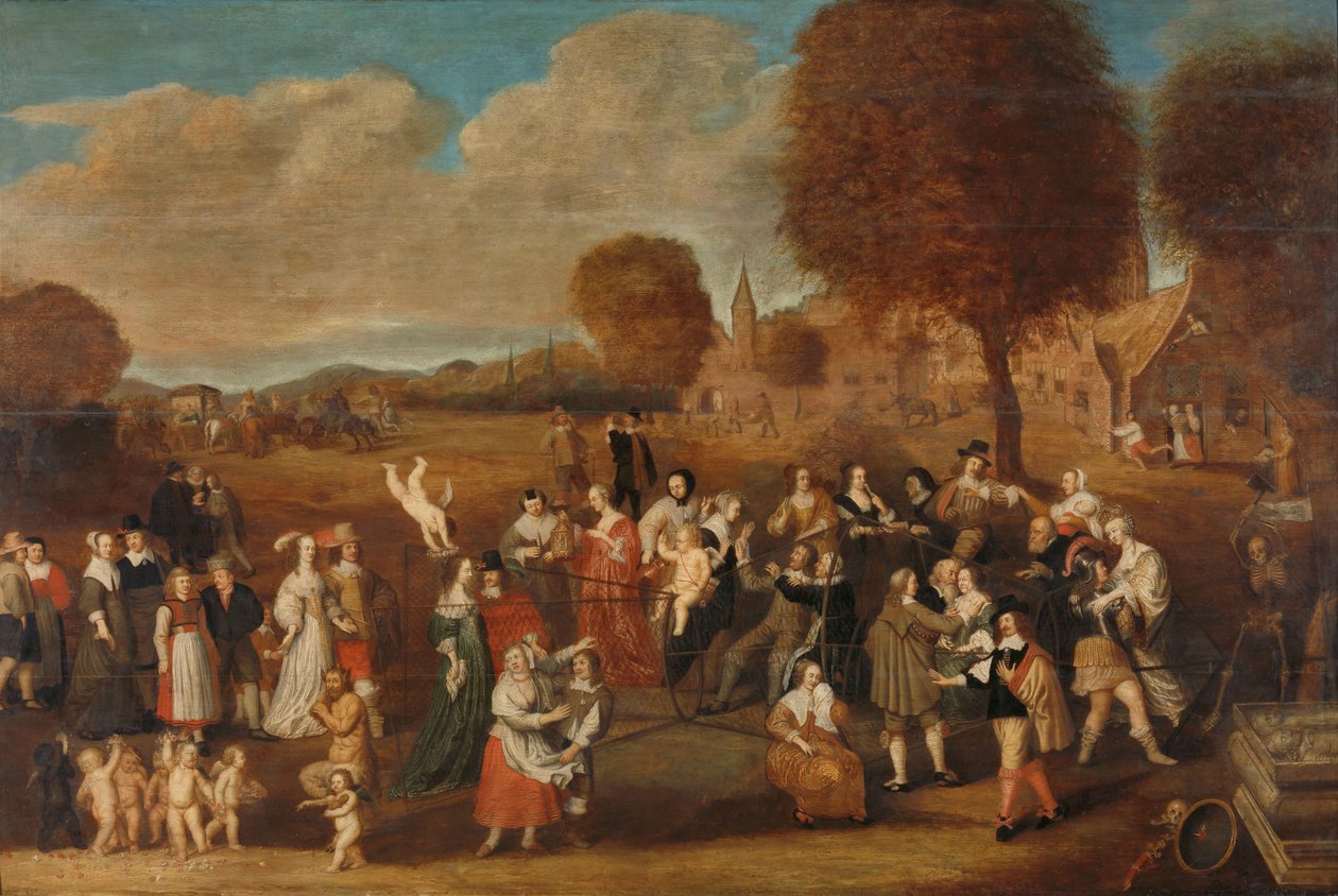 A armadilha do casamento: uma alegoria do casamento de Hendrik Noorderwiel