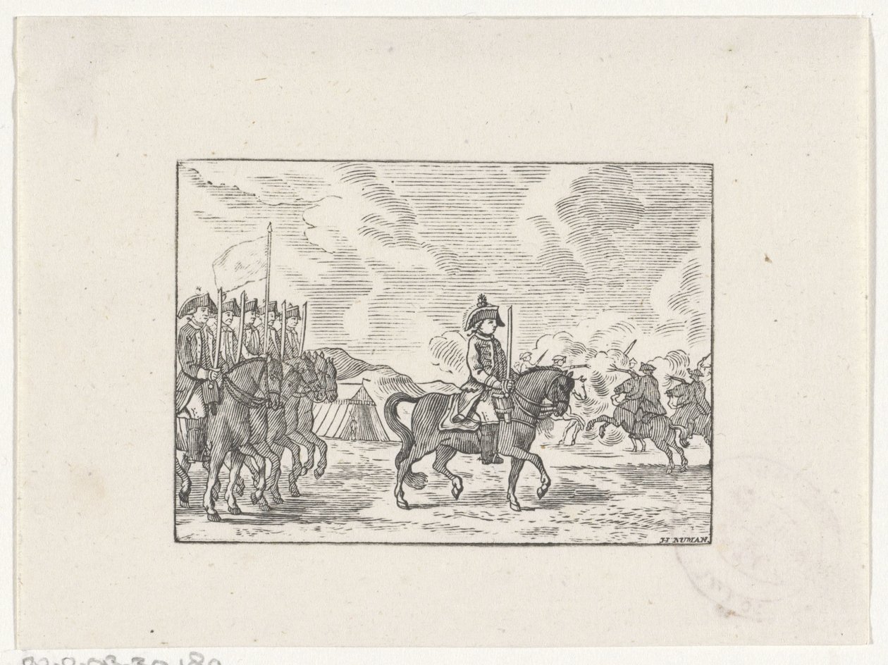 Cavalaria numa batalha de Hendrik Numan