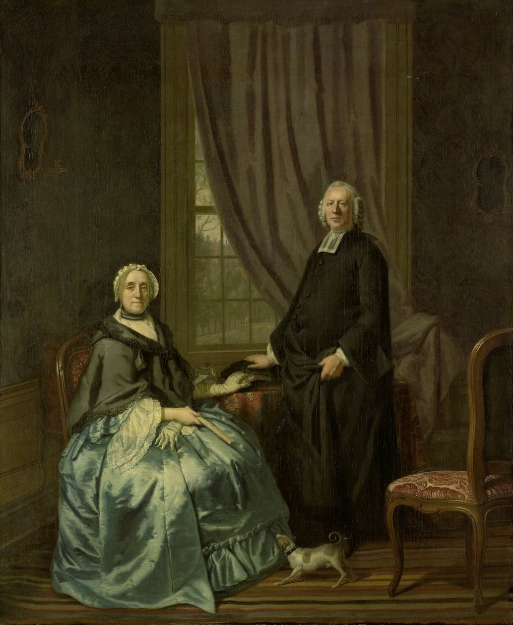 Retrato de Petrus Bliek, Ministro Remonstrante em Amsterdã, com sua esposa Cornelia Drost de Hendrik Pothoven