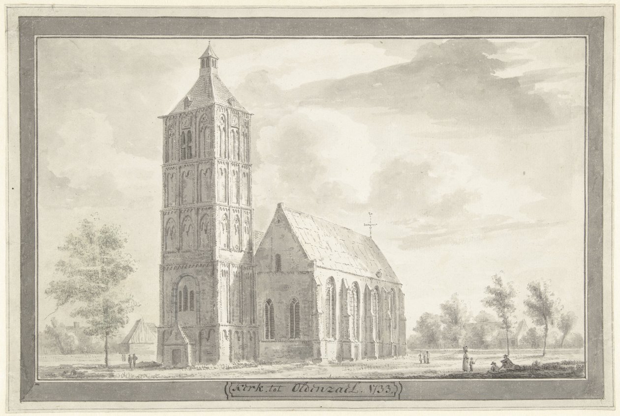 A igreja de São Plechelmus em Oldenzaal de Hendrik Spilman
