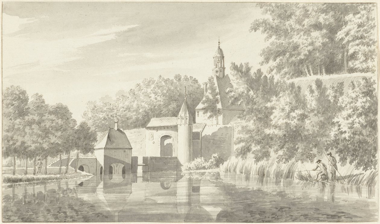 Portão de vizinhos em Tiel de Hendrik Tavenier