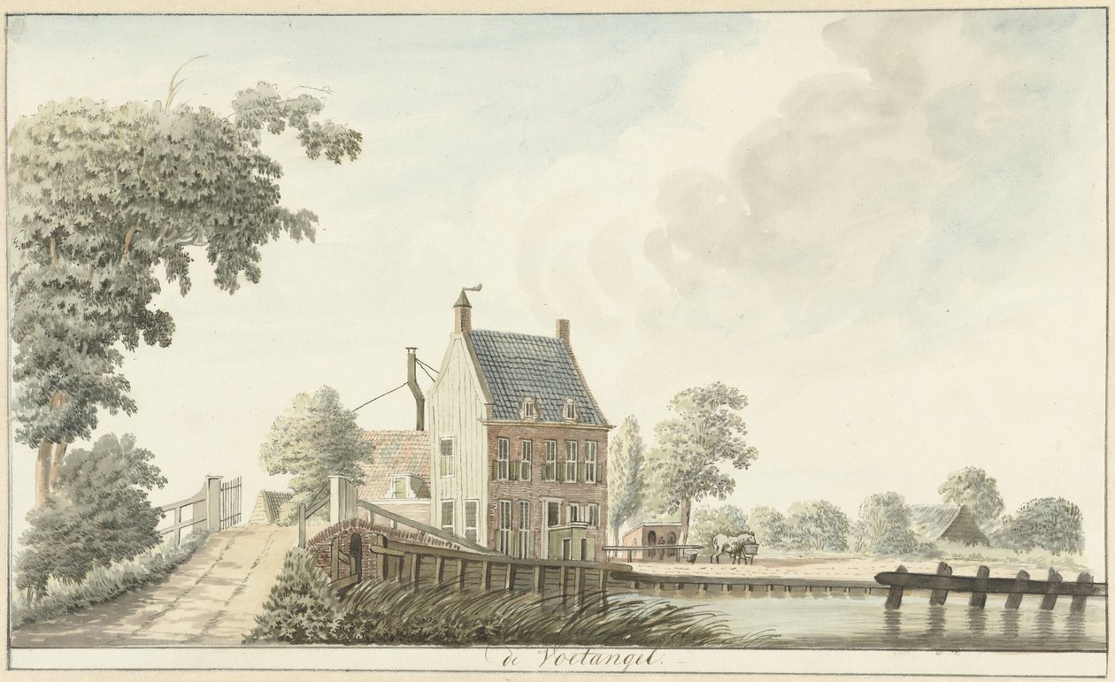 Herberg de Voetangel no canal de Utrecht de Hendrik Tavenier