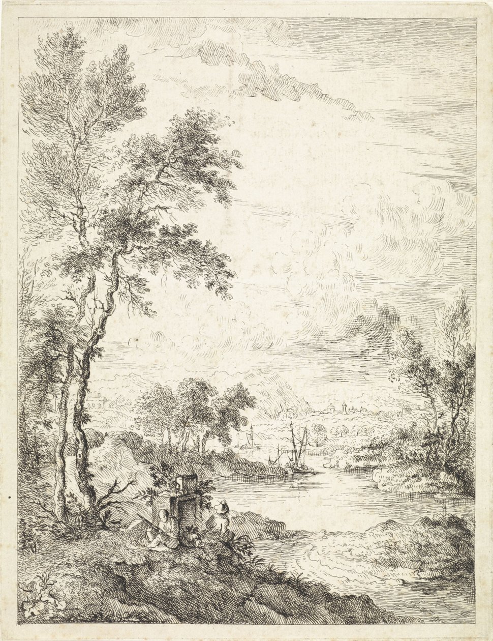 Paisagem com um rio de Hendrik Tavenier