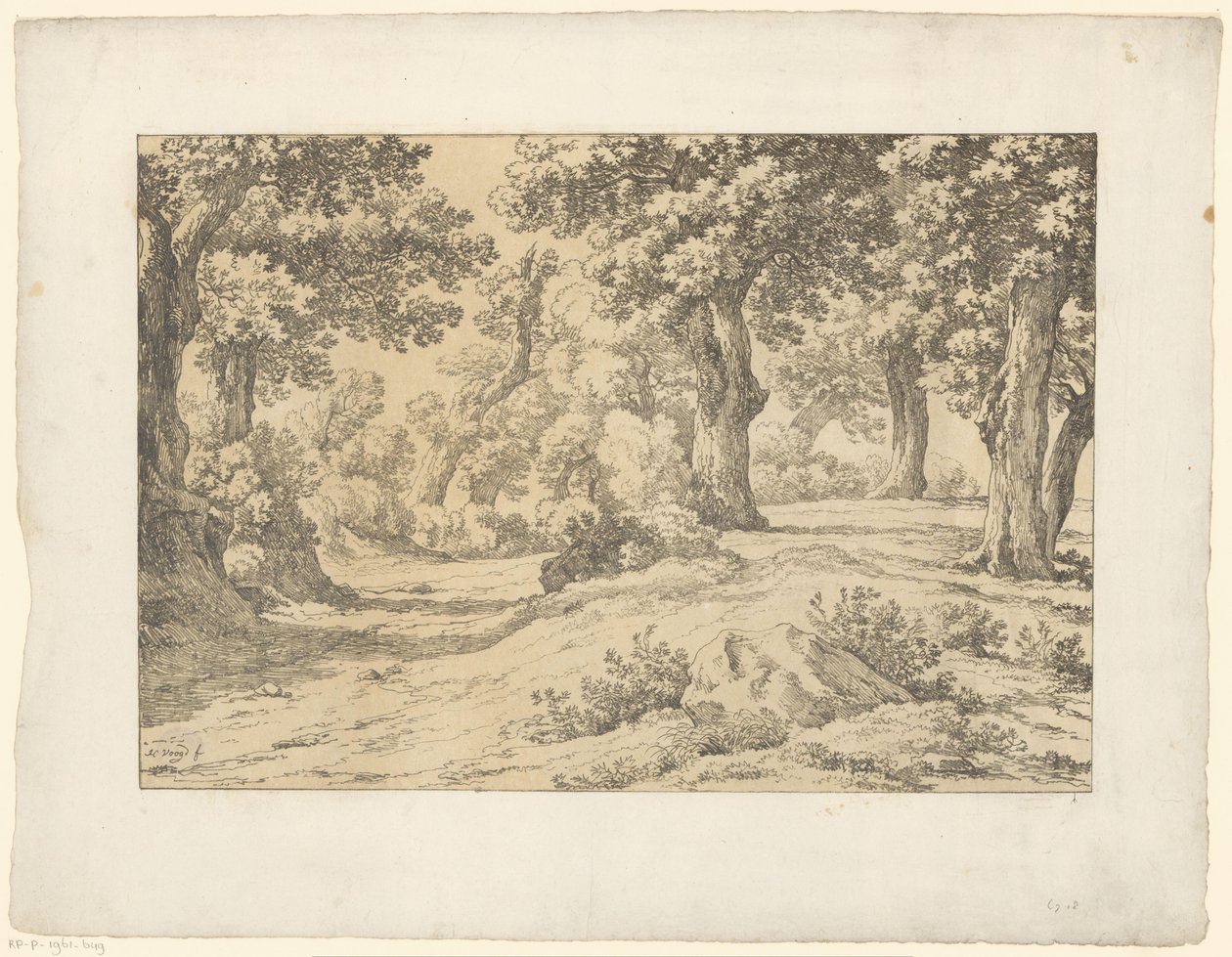 Vista da floresta
Tentamina Lithographica (título da série)
Paisagens italianas (título da série) de Hendrik Voogd