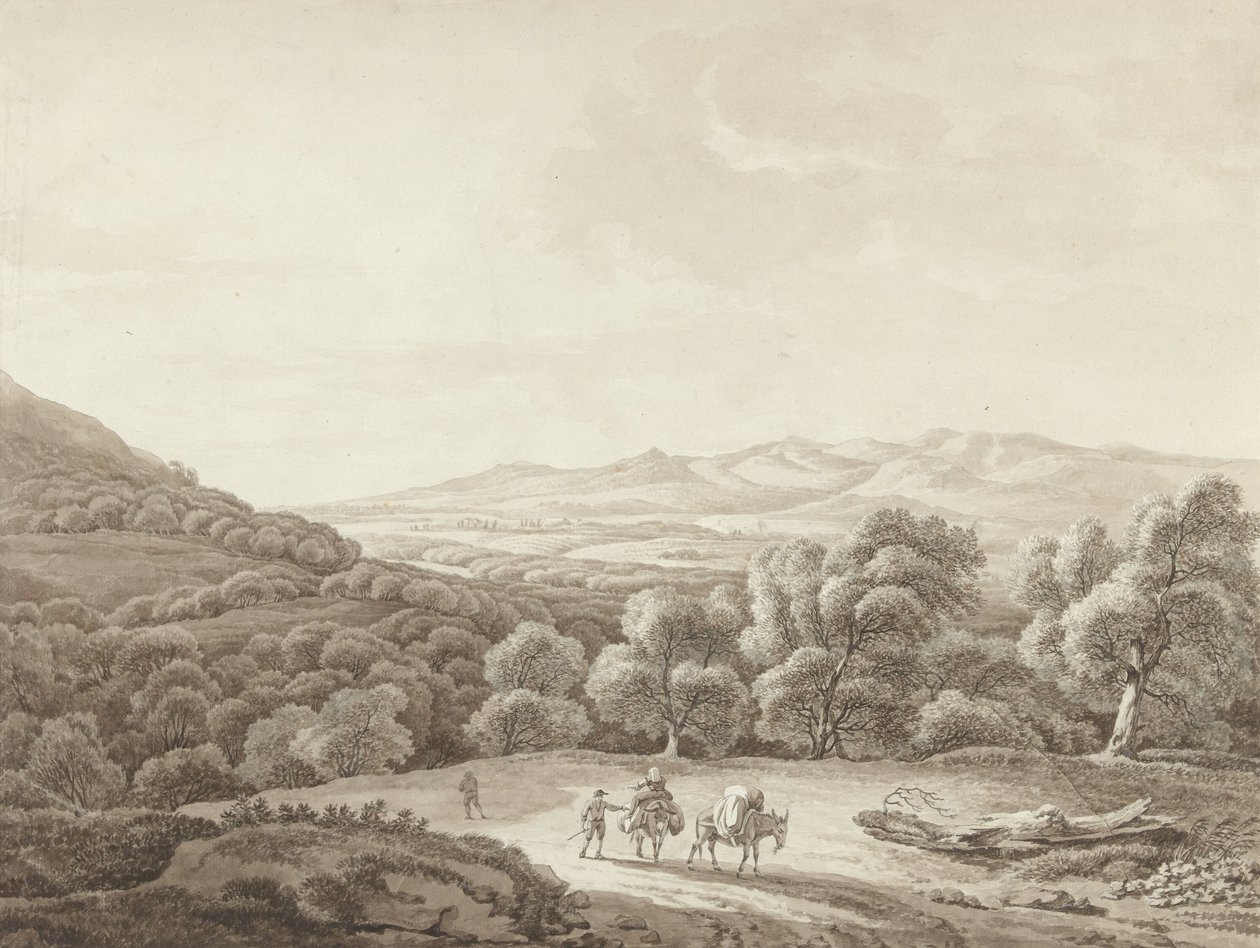 Vista de Tivoli na vila de Cássio de Hendrik Voogd
