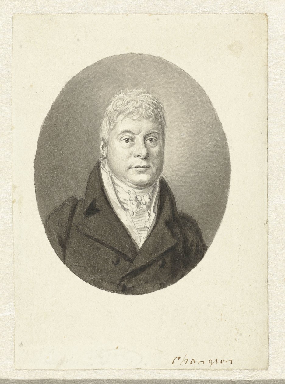 Portret van F.D. Mudança de Hendrik Willem Caspari