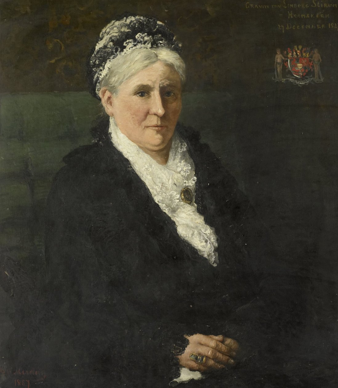 Maria Hermina Heemskerk (1827-1908). Esposa de Menno David Graaf van Limburg Stirum de Hendrik Willem Mesdag