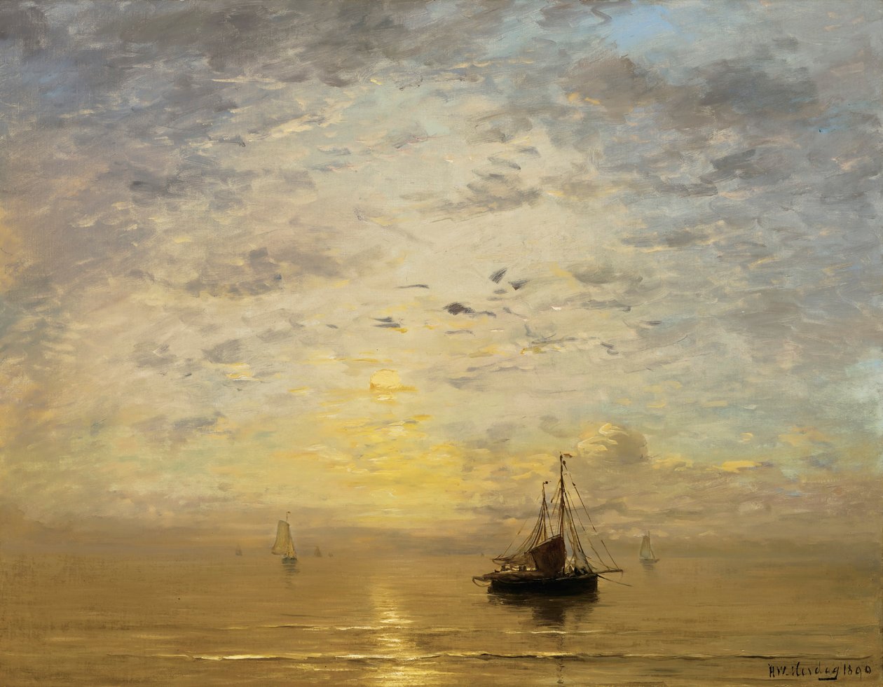 Marinha de Hendrik Willem Mesdag