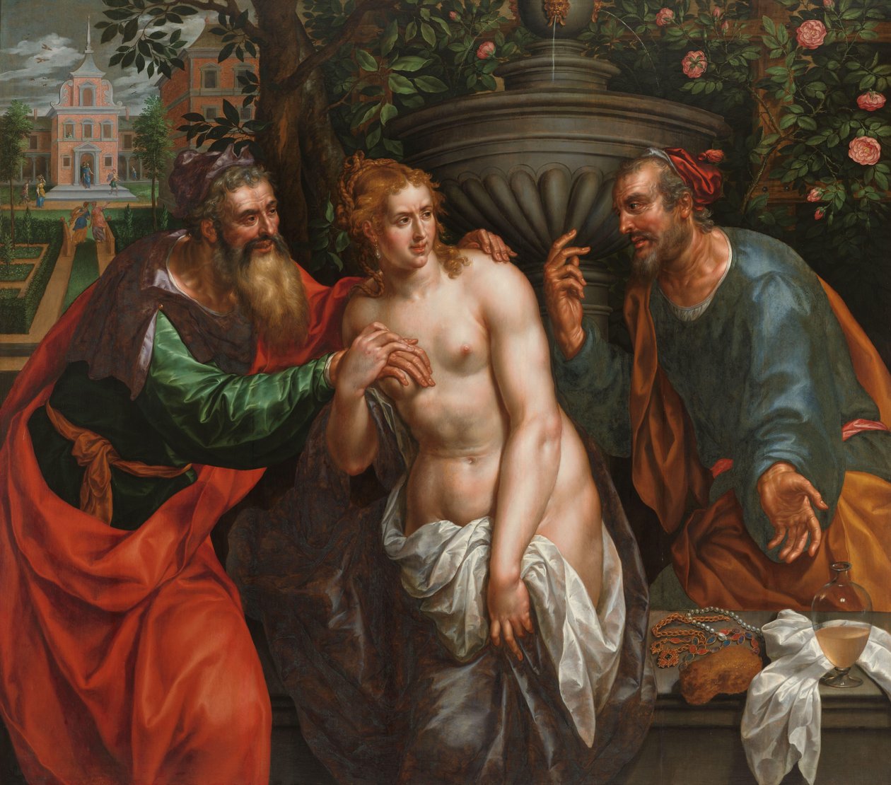 Susana e os Anciãos de Hendrik de Clerck