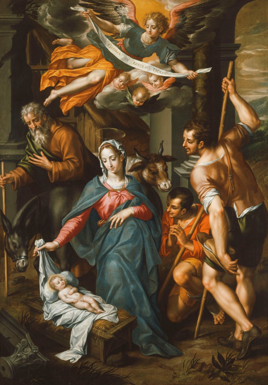 A Adoração dos Pastores, de Hendrick de Clerck