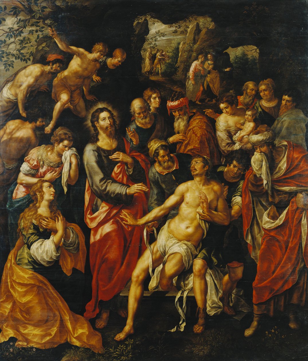 A ressurreição de Lázaro, de Hendrick de Clerck