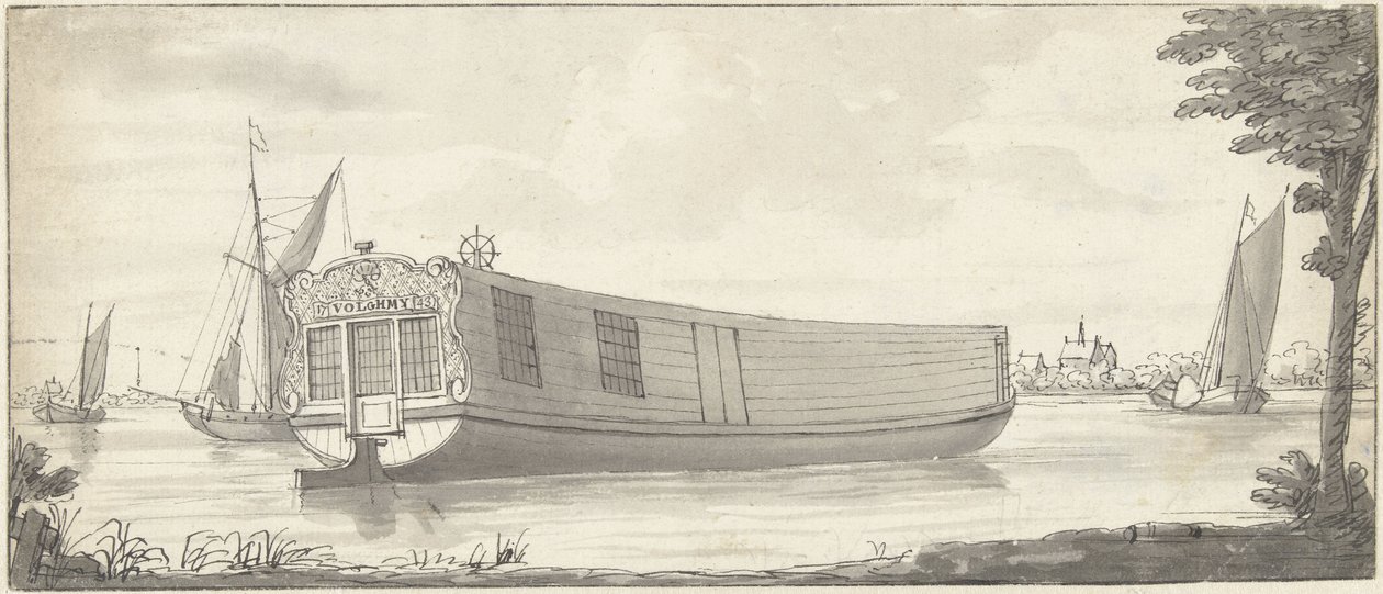 A nave voadora Volgh My de Hendrik de Leth