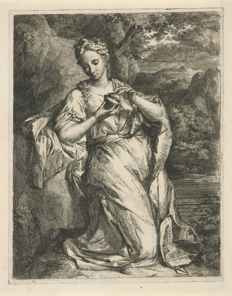 Mulher com vaso de perfume de Hendrik van Limborch
