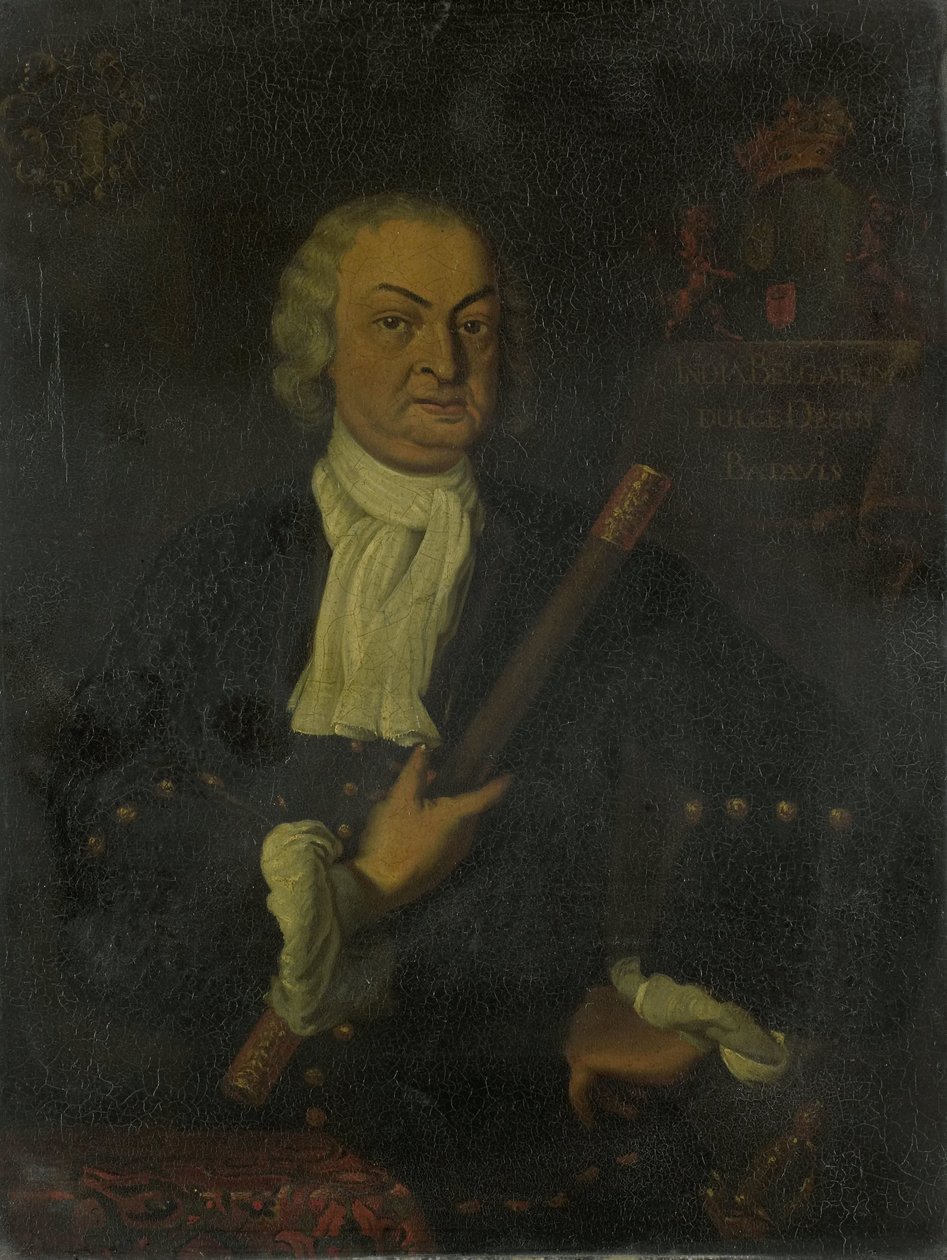 Hendrik Swaardecroon (1667-1728). Governador-geral (1718-25) de Hendrik van den Bosch (copy after)