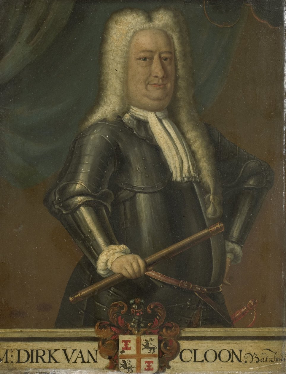 Retrato de Dirk van Cloon, Governador-Geral das Índias Orientais Holandesas de Hendrik van den Bosch (free after)