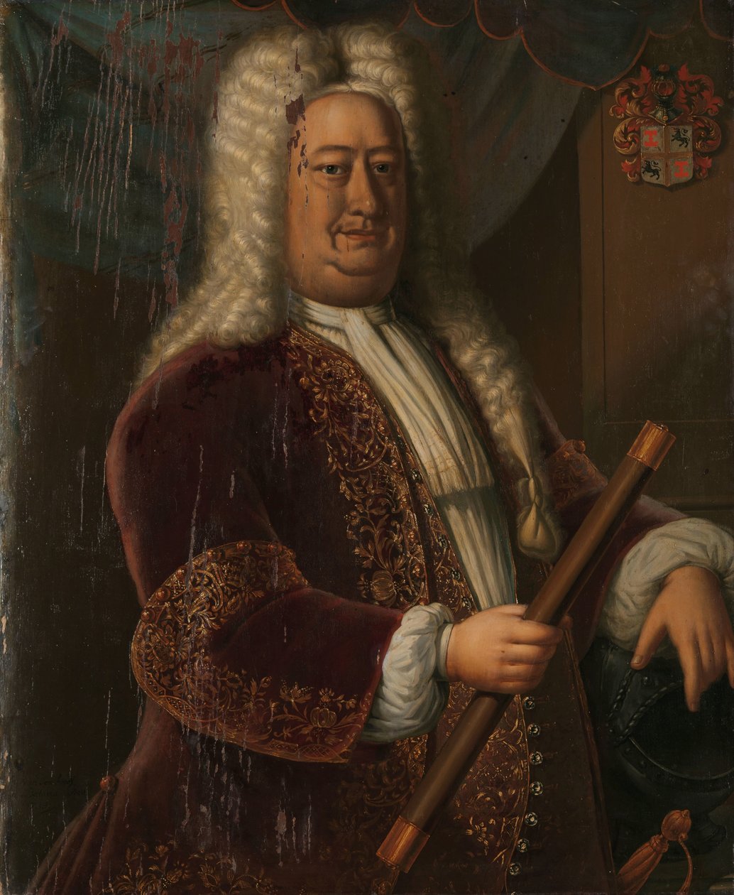 Dirk van Cloon (1730-1735)
Retrato de Dirk van Cloon, Governador-Geral das Índias Orientais Holandesas de Hendrik van den Bosch