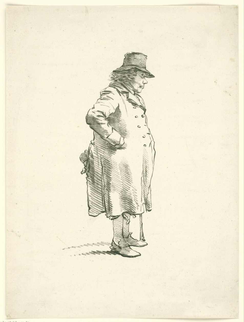 Retrato do mendigo Hendrik Delbroeck de Hendrik van der Burgh