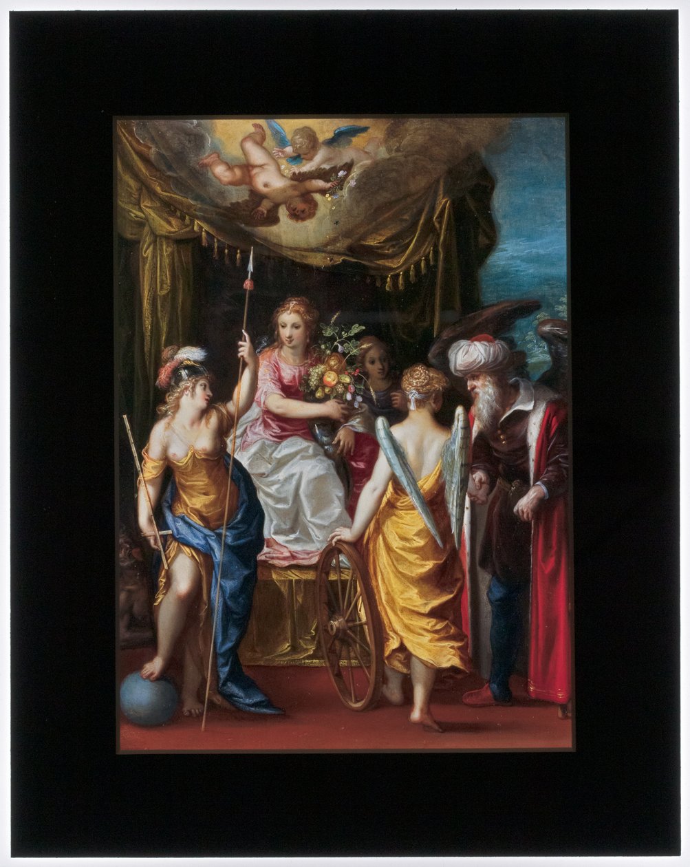 Minerva, Abundantia e Fortuna de Hendrik van the Elder Balen