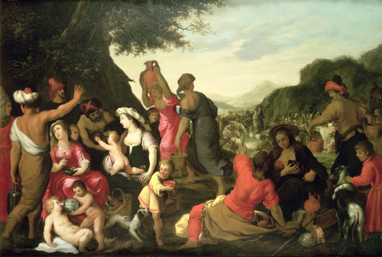 Os israelitas no deserto de Hendrik van the Elder Balen