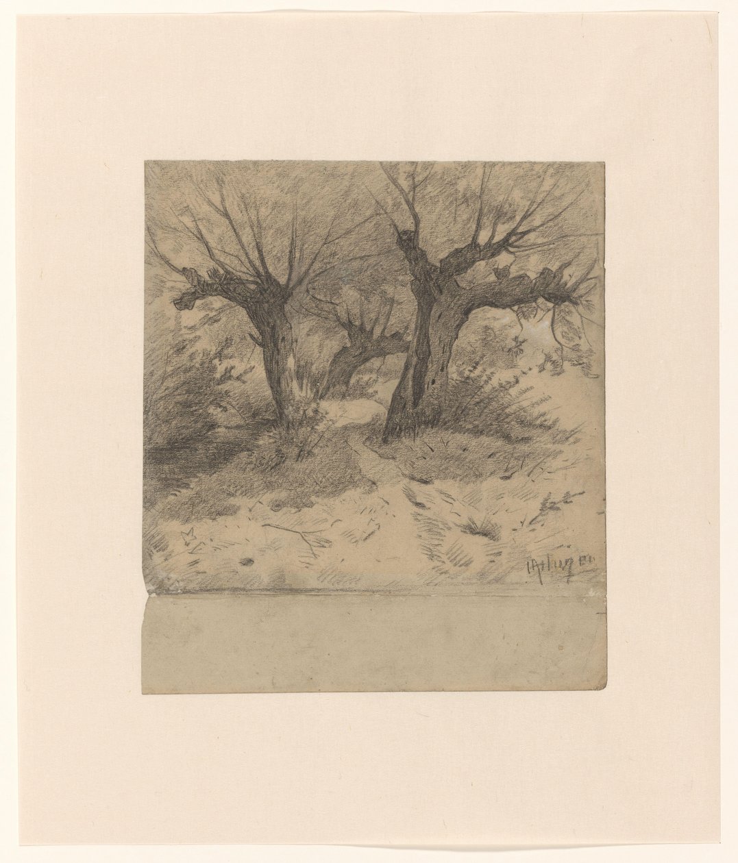 Vista da floresta de Hendrikus Alexander van Ingen