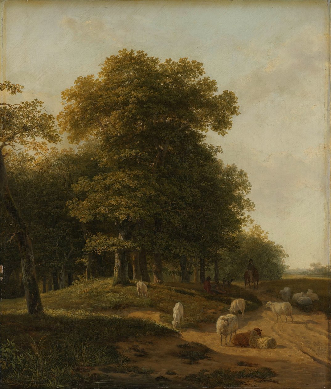 Paisagem de Gelder de Hendrikus van de Sande Bakhuyzen