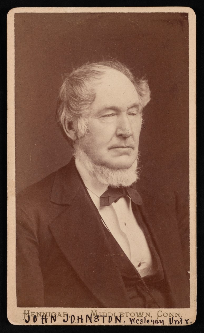 Retrato de John Johnston 1806-1879, antes de 1876. de Hennigar Bros