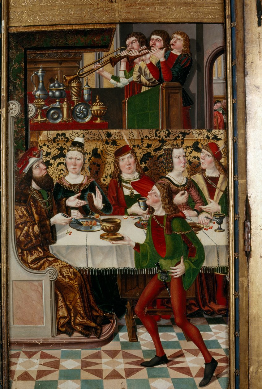 "O Banquete de Assuero" baseado num relato do Livro de Ester, por um desconhecido..., 2022 (foto) de Henning von der Heide