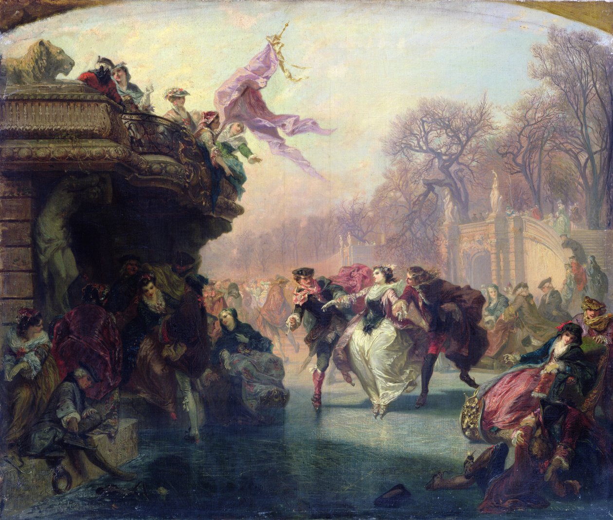 Os patinadores de Henri Baron