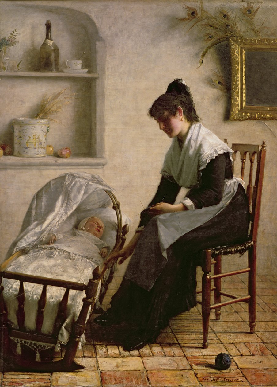 Jovem mãe de Arles de Henri Bouchet Doumeng