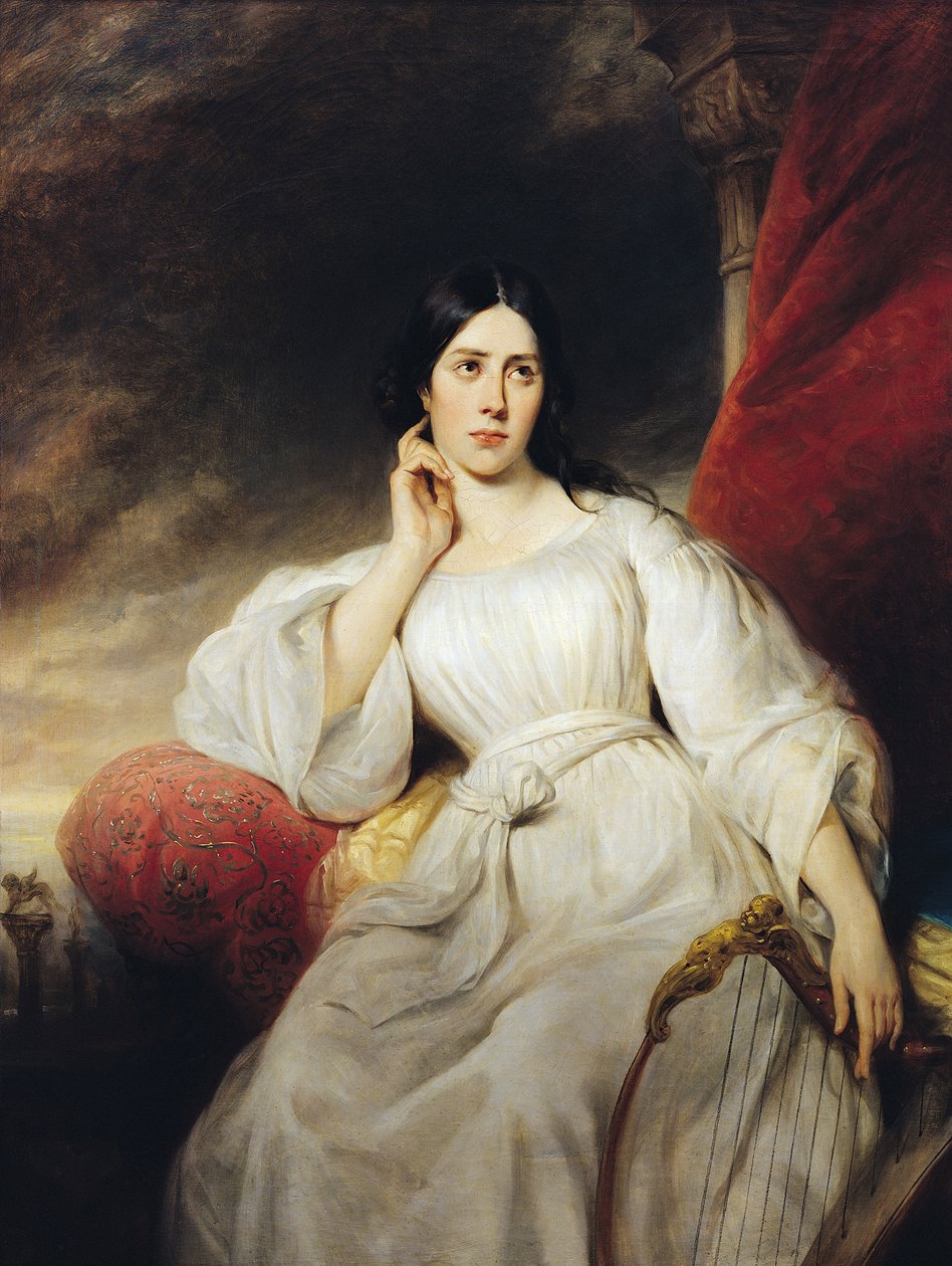 Madame Malibran (1808-36) no papel de Desdêmona, 1830 de Henri Decaisne