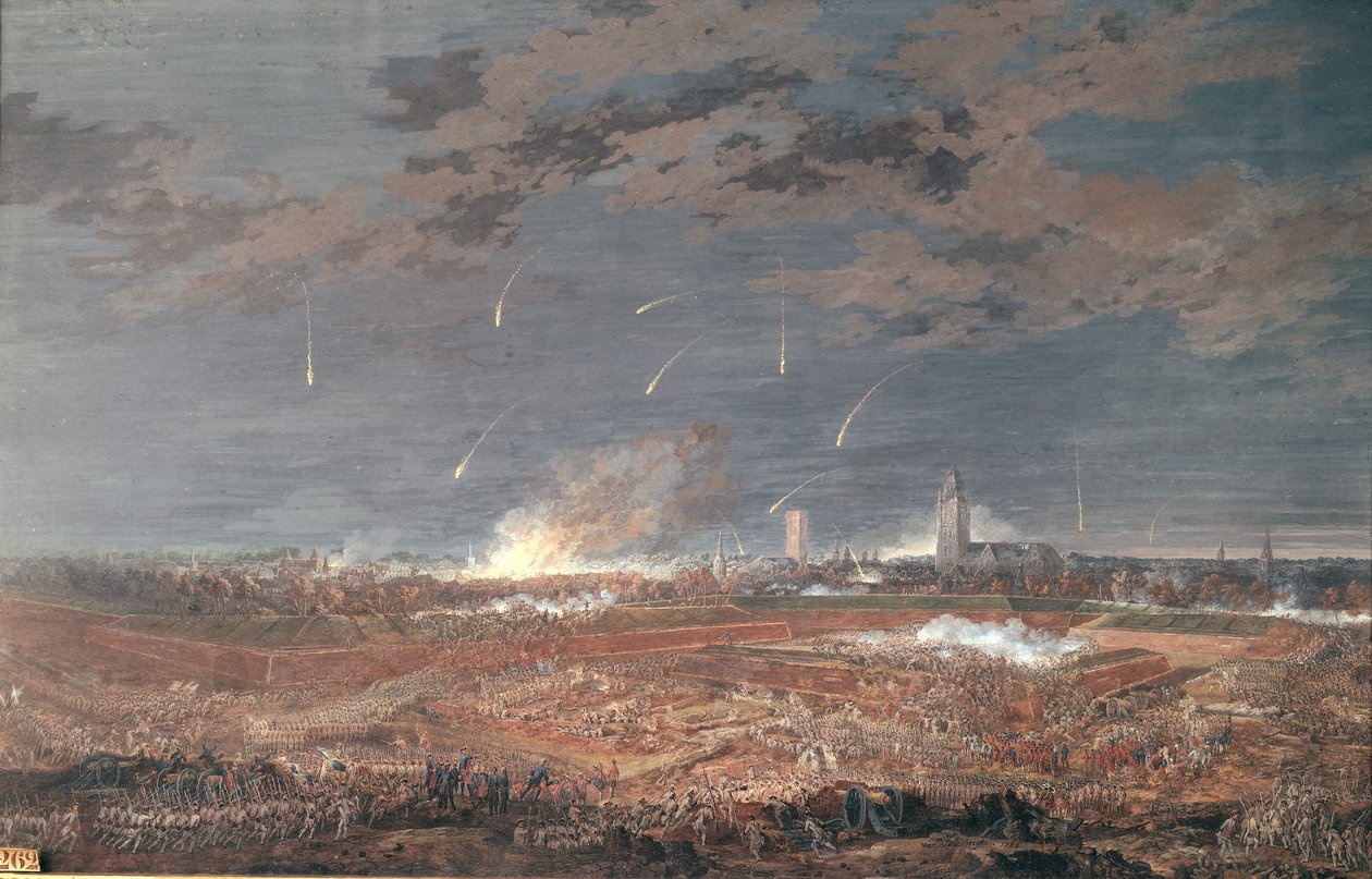 Ataque em Berg-Op-Zoom, 4 am 16 de setembro de 1746, 1786 de Henri Desire van Blarenberghe