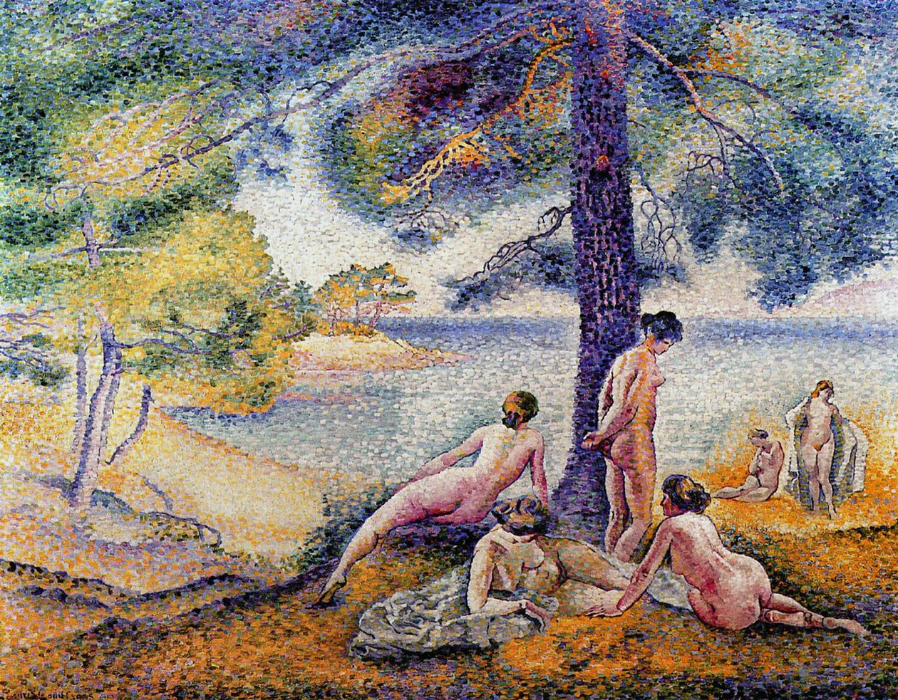 Na sombra, 1902 de Henri Edmond Cross