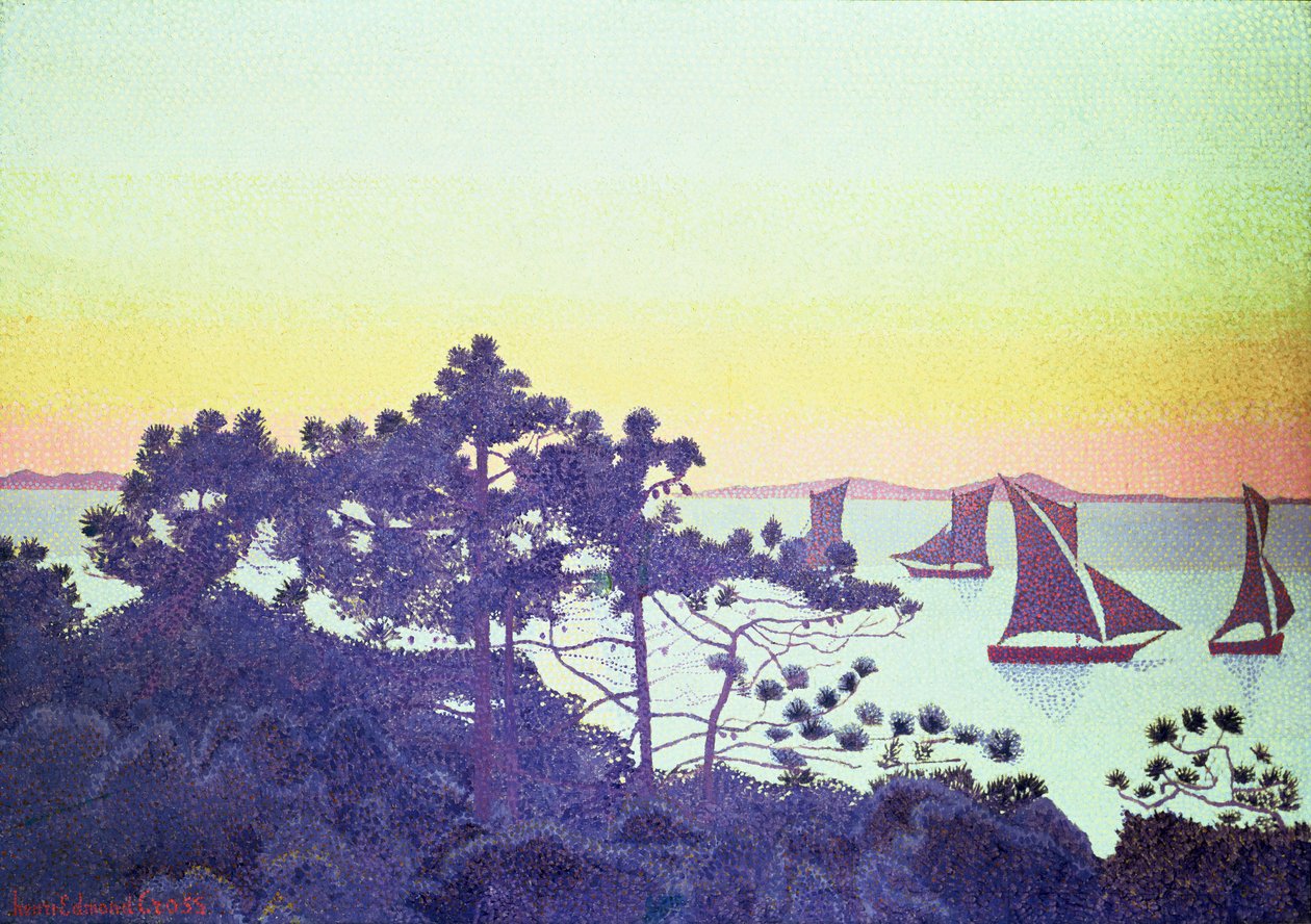 A Pointe de la Galere, 1891-92 de Henri Edmond Cross
