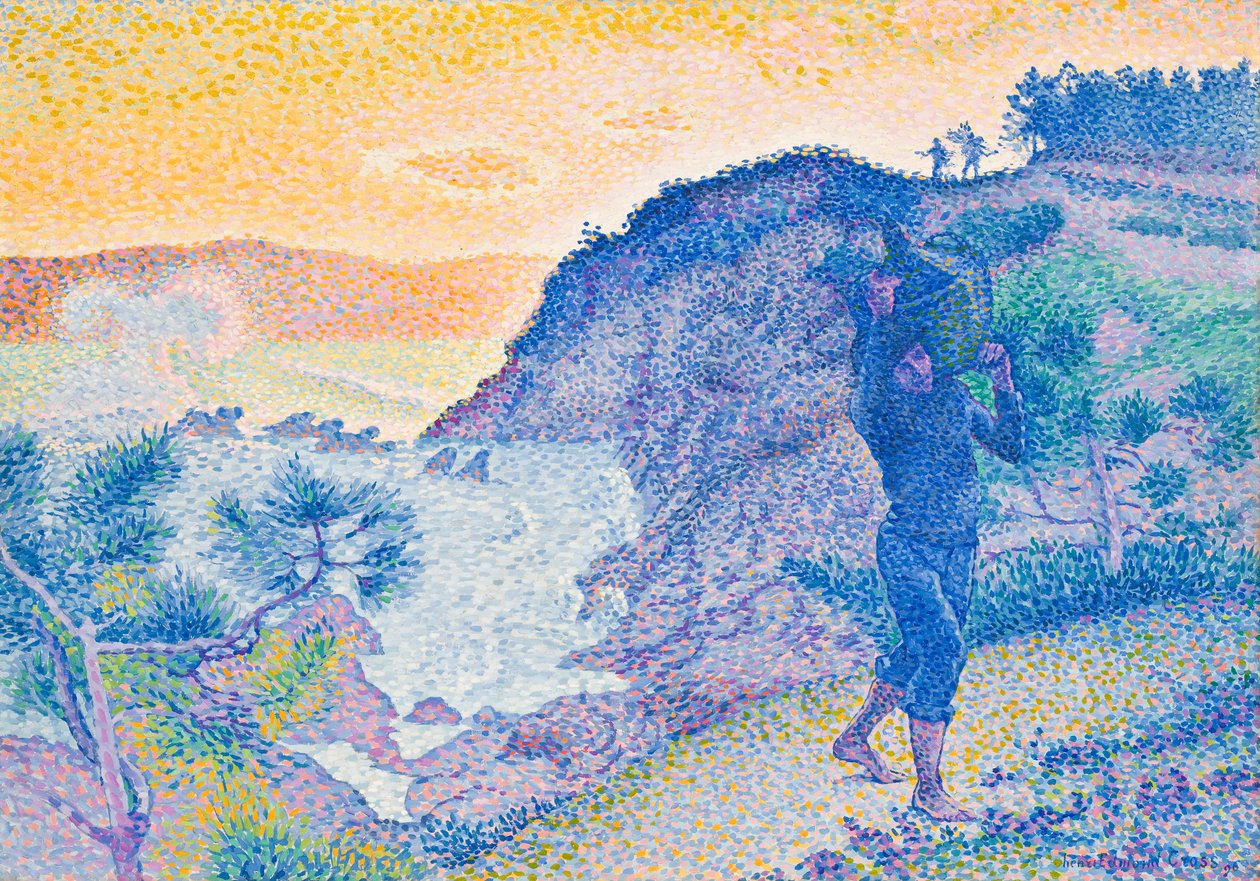 O retorno do pescador, 1896 de Henri Edmond Cross