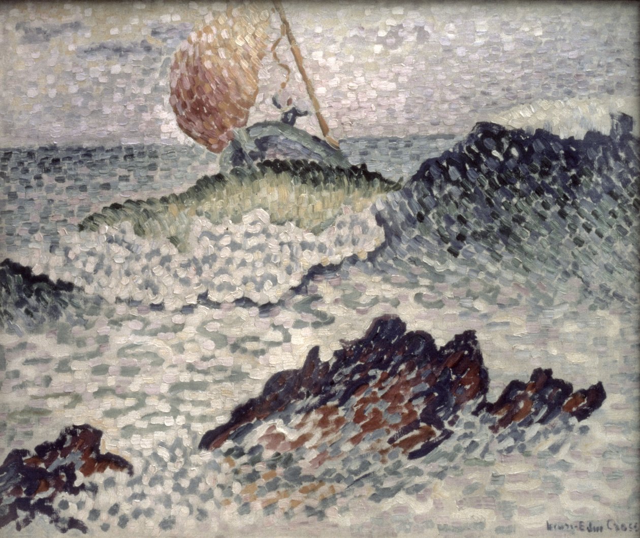 O naufrágio, 1906-07 de Henri Edmond Cross