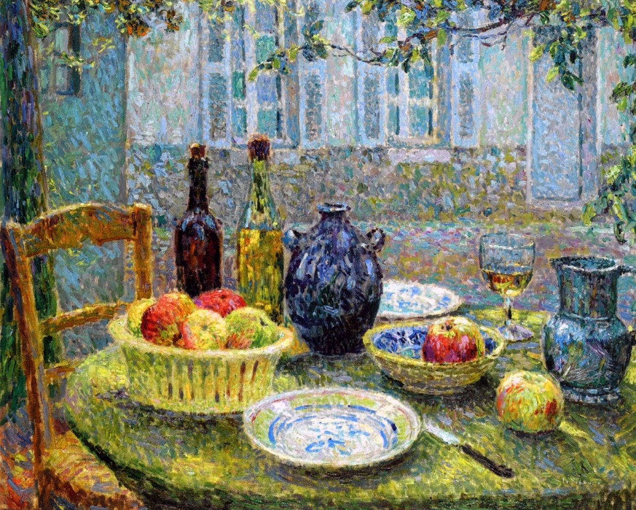 Mesa de Pierre, 1920 de Henri Eugene Augustin Le Sidaner