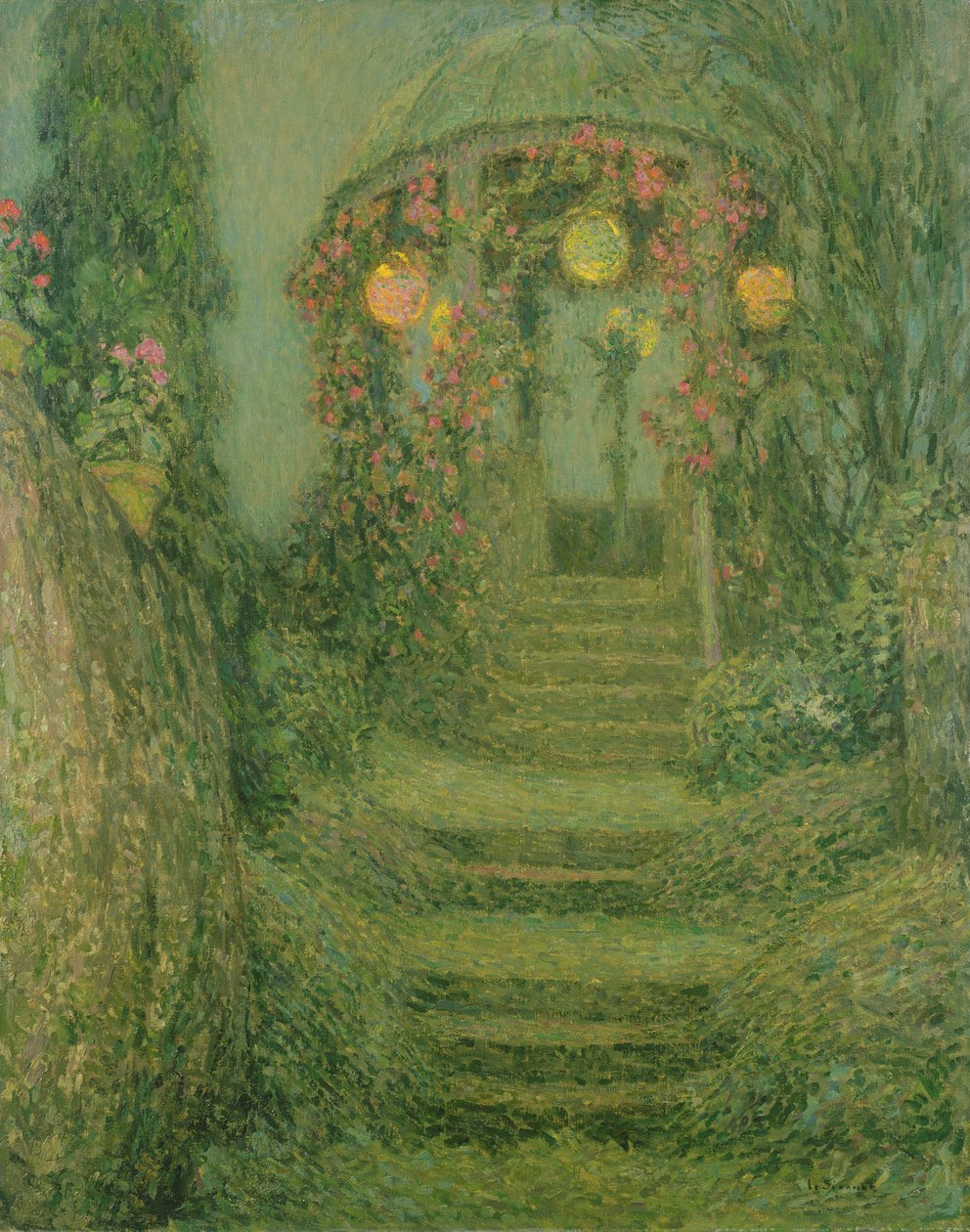 O Pavilhão Iluminado de Henri Eugene Augustin Le Sidaner