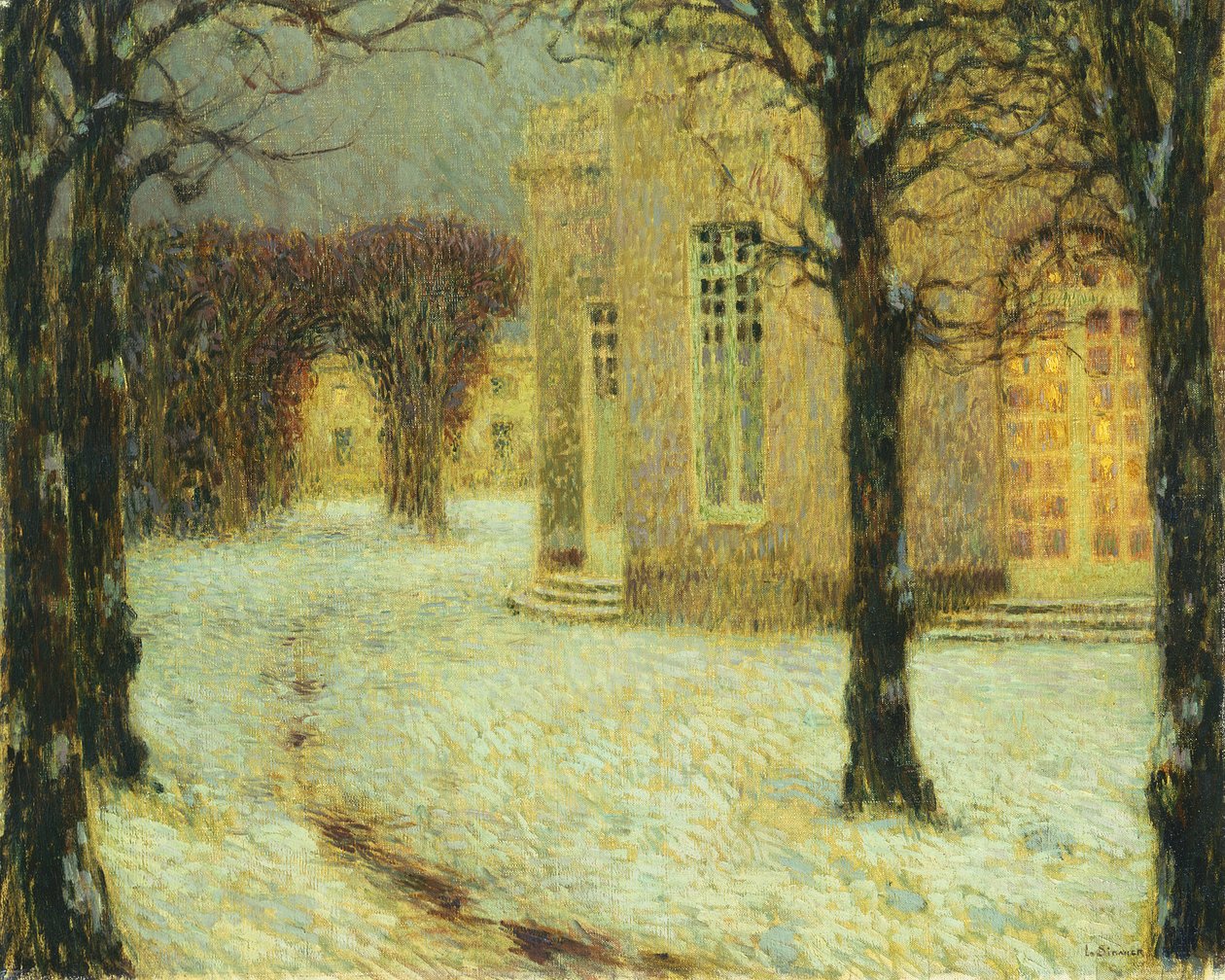 O Pavilhão de Versalhes, 1912 de Henri Eugene Augustin Le Sidaner