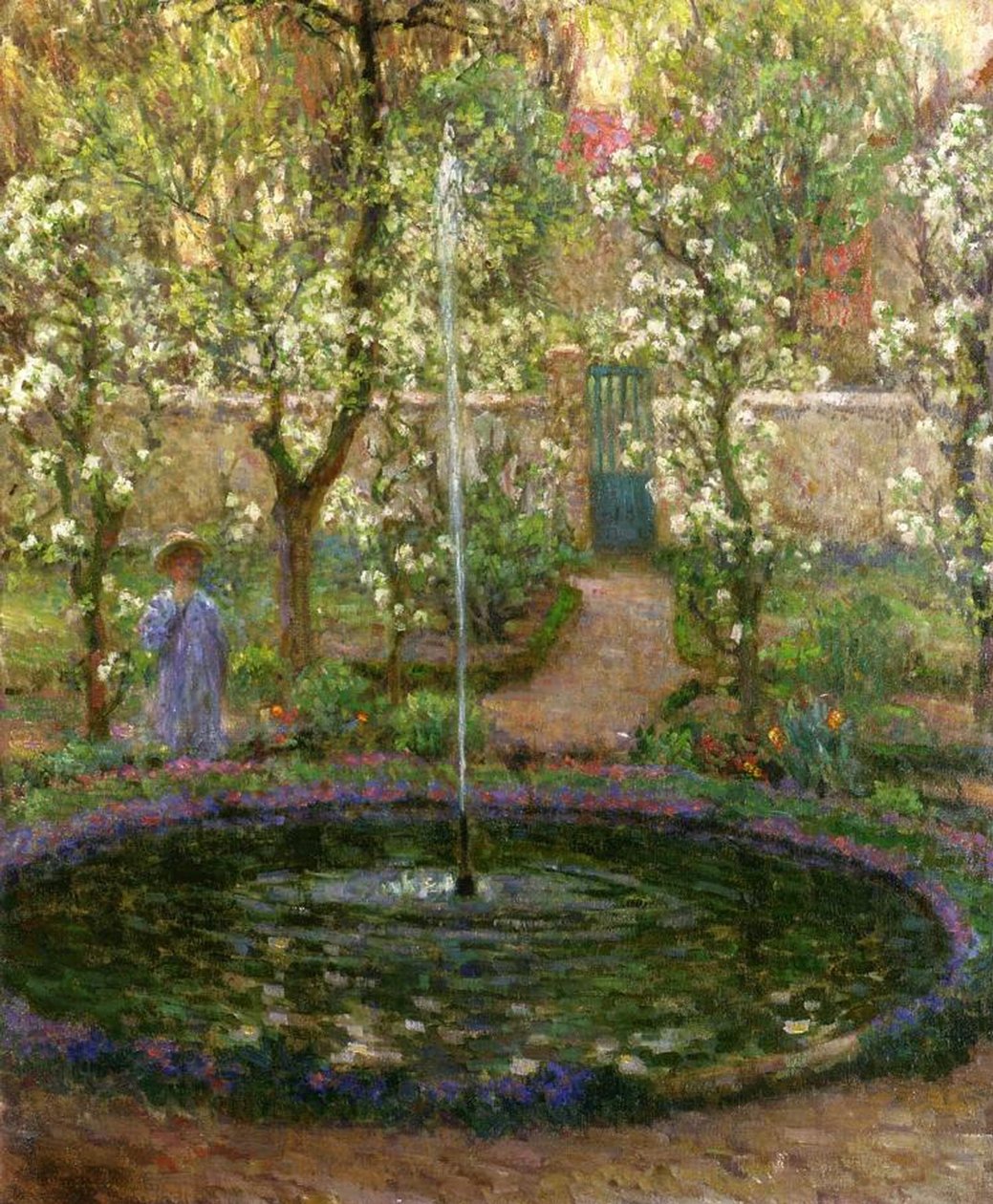 O Pequeno Lago, 1905 de Henri Eugene Augustin Le Sidaner
