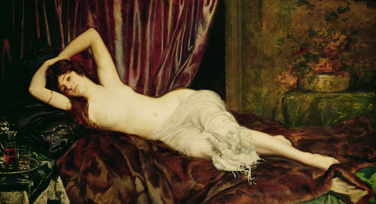 Nu reclinado de Ignace Henri Jean Fantin Latour