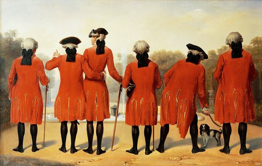 Os senhores do duque de Orleans no Saint-Cloud de Henri Felix Emmanuel Philippoteaux