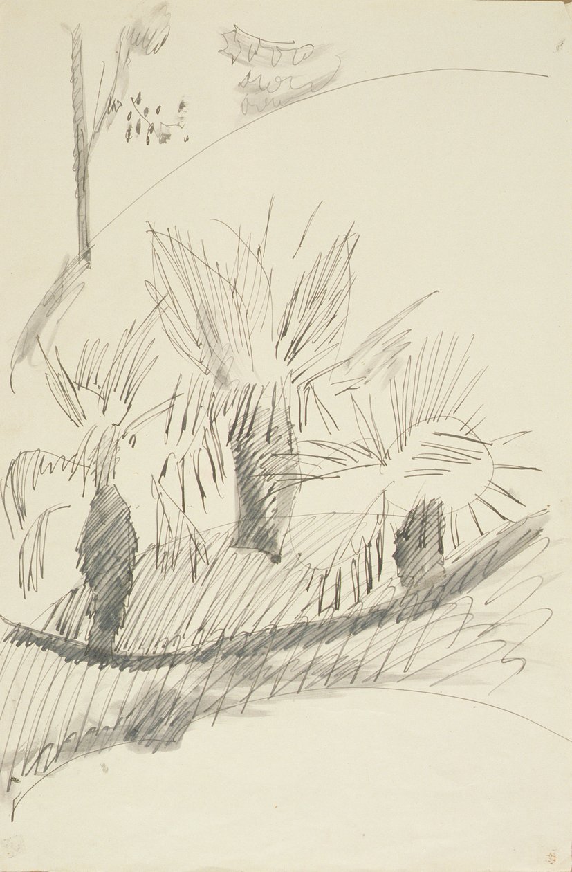 Em Kew Gardens, 1913 de Henri Gaudier Brzeska
