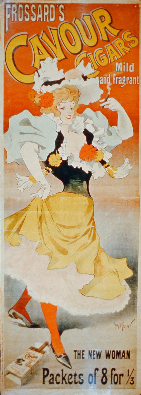 Propaganda de cartazes &39;charutos de Cavour de Frossard&39; de Georges Meunier