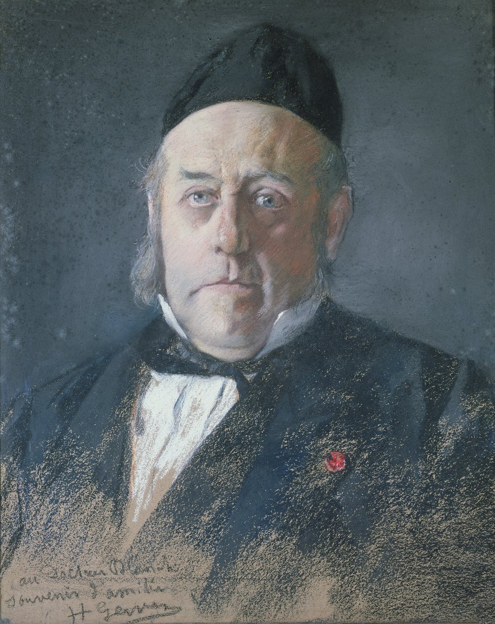 Antoine-Emile Blanche (1820-93) (pastel sobre papel) de Henri Gervex