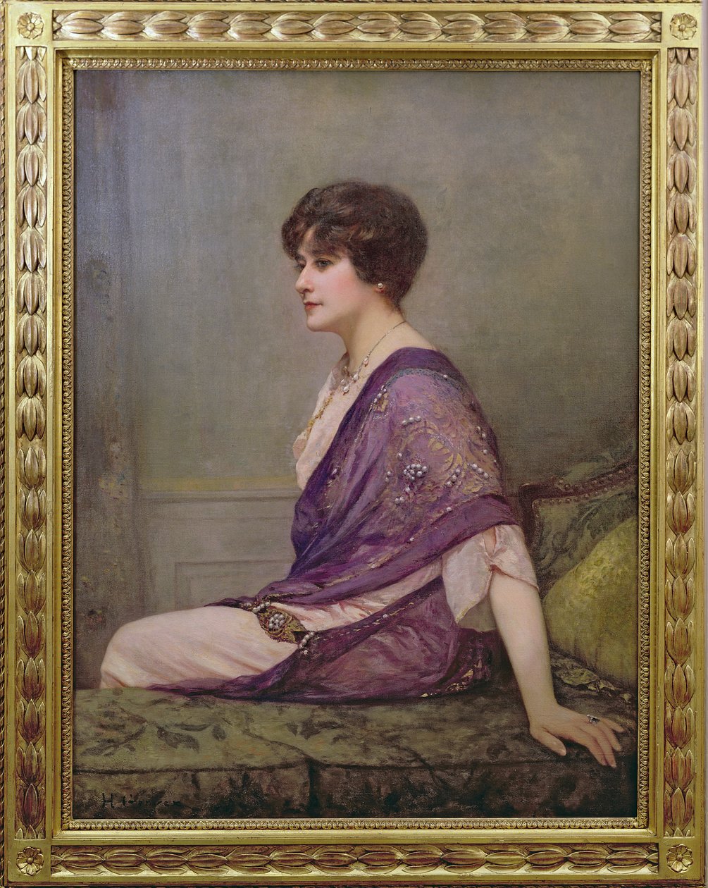 Retrato do Couturier Madame Paquin (1869-1936) de Henri Gervex
